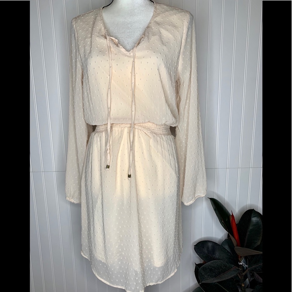 Daniel Rainn cream textured dress ** Last chance item** - Picture 1 of 3